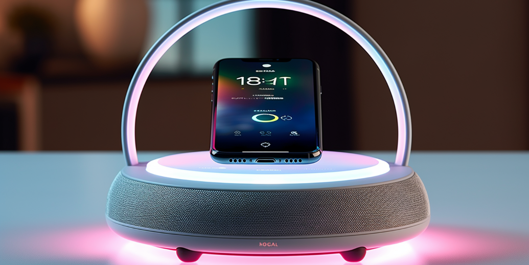 Bluetooth LED Wireless Charging Speaker