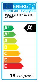 LED lamp Dulux L HF 18W 840 4P 2G11 Osram