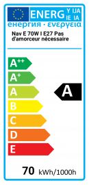Natriumdampflampe NAV-E 70W I E27 Kein Zündgerät erforderlich Osram