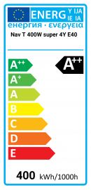 Natriumdampflampe NAV-T 400W Super 4Y E40 Osram
