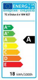 CFL TC-D Dulux D-E 18W 827 Osram