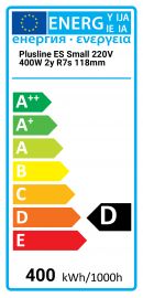 Toerist Offer Snor Philips Plusline ES Small 220V 400W 2y R7s 118mm - Svetila.com